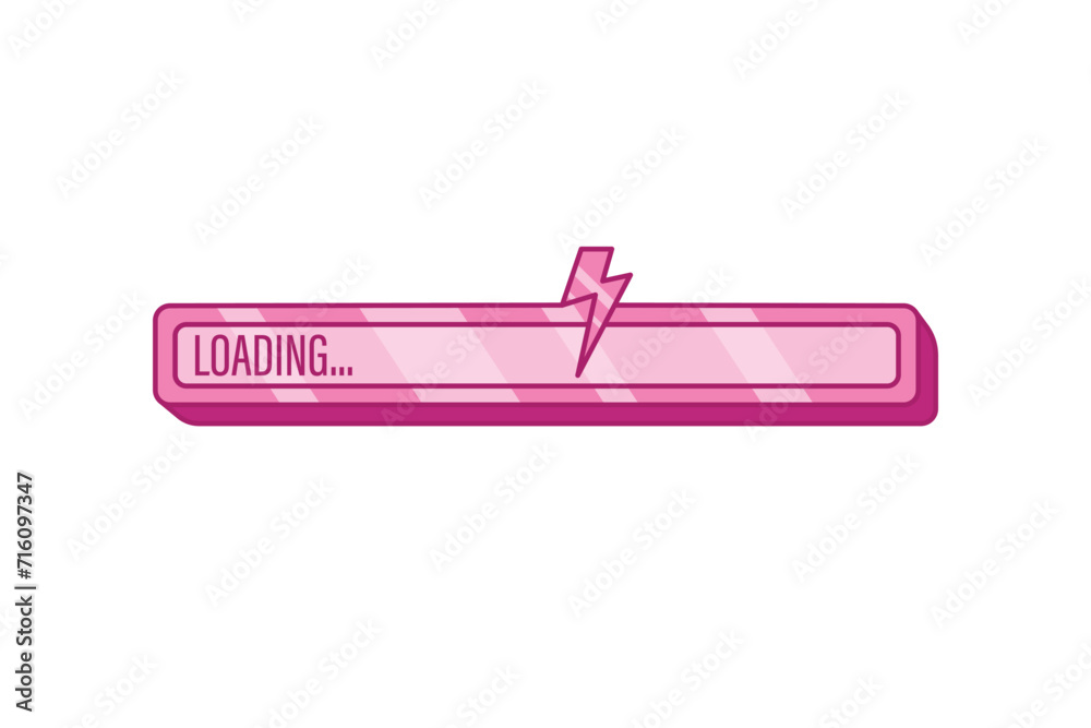 Loading Progress Bar Sticker Design Loading Progress Bar Sticker Design