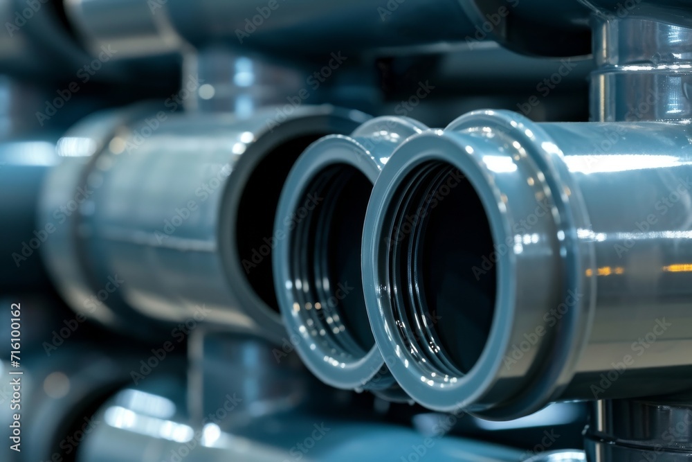 Polypropylene fittings for UPVC and CPVC pipes designed for pipe connections are part of a concept for selling plastic piping elements in pipelines