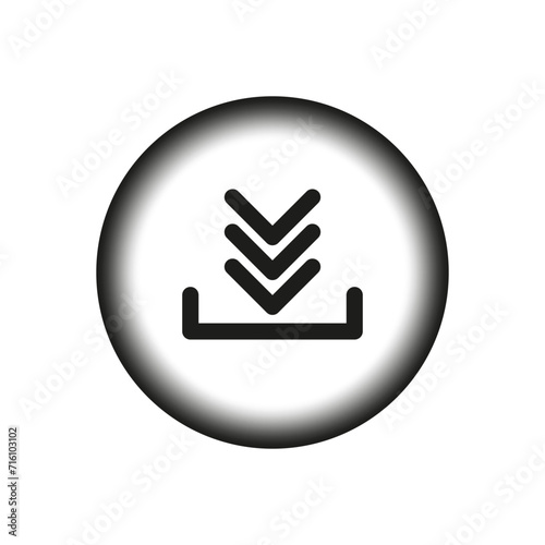 Download icon. Load symbol. Vector illustration. EPS 10.