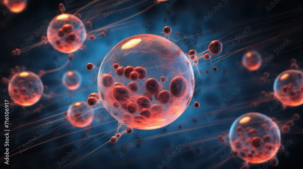 Virus pathogen illustration design with microscopic view Virus pathogen illustration design with microscopic view