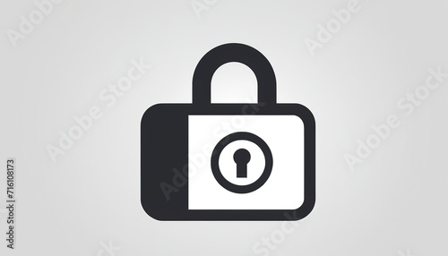 Creative Vector Art of a Lock Icon