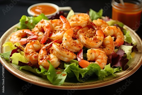 Shrimp dressing served for lunch and dinner dynamite style