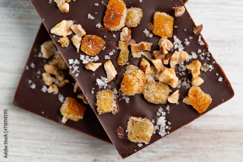 Nutty chocolate bars