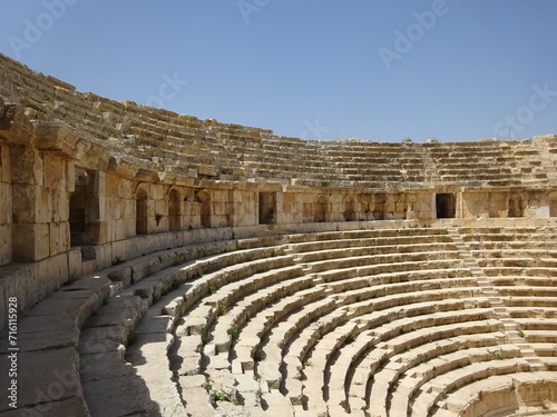 北劇場 ヨルダン・ジェラシュのローマ遺跡