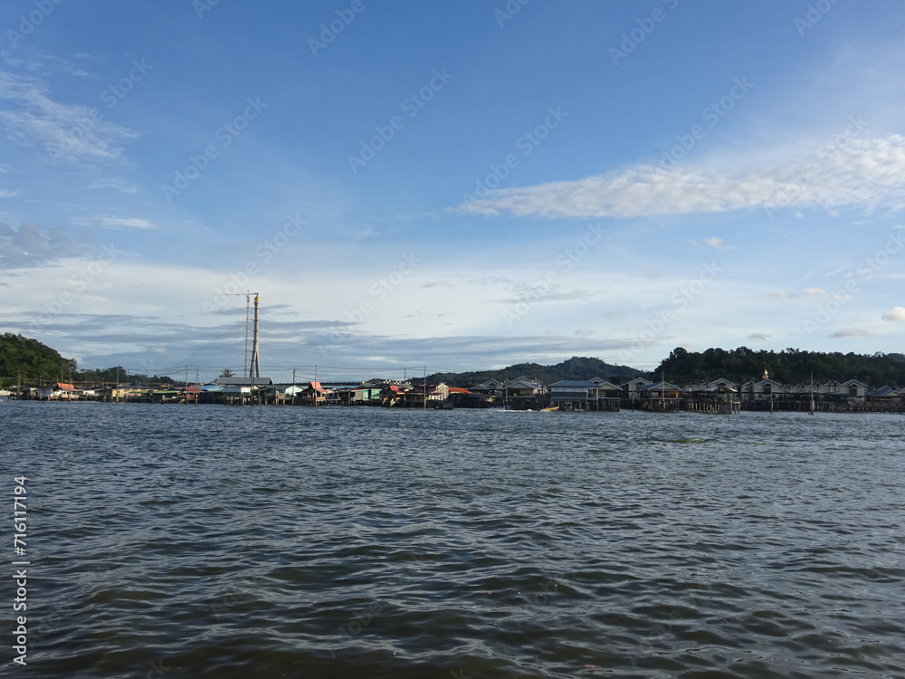 ブルネイ川の風景　Scenery at Brunei River