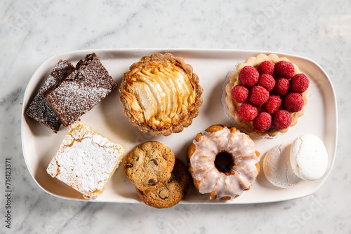 Platter of gluten free pastries