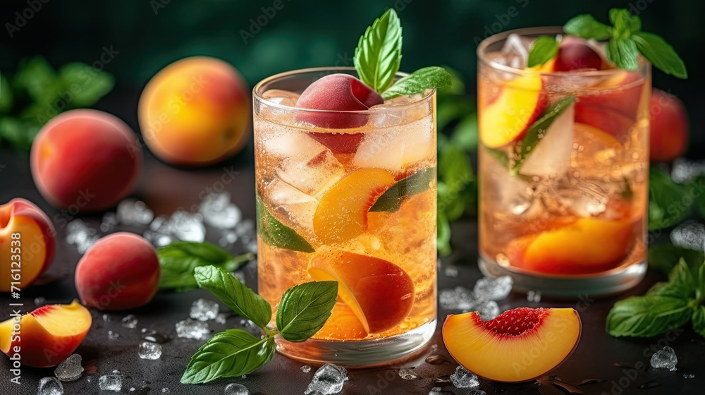 cocktail with lime