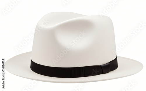 Hat fashion accessories on a white background free image