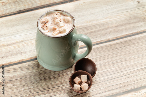 Hot drink with chocolate