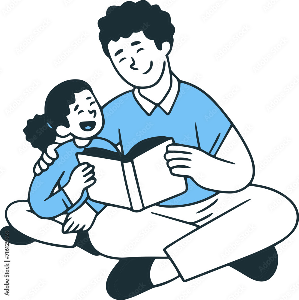 Father Day Illustration Vector Element Father Day Illustration Vector Element
