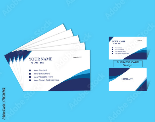 Modern Business Card - Creative and Clean Business Card Template.