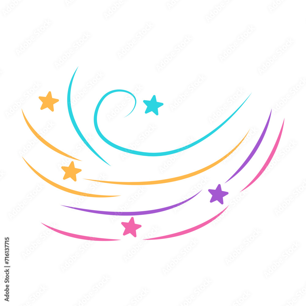 Obraz premium Vibrant Fireworks