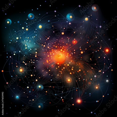 bright color star in the dark universe