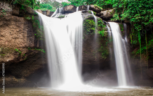 waterfall in Khao Yai National park Thailand