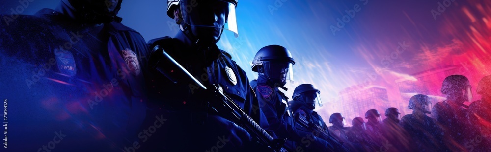 Abstract background. Police. Executive power. Law and order. Dictatorship and violence against citizens. Abstract background. Police. Executive power. Law and order. Dictatorship and violence against citizens.