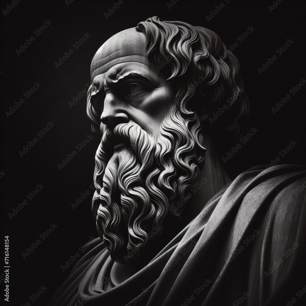 Socrates, Greek philosopher from Athens, founder of Western philosophy ...