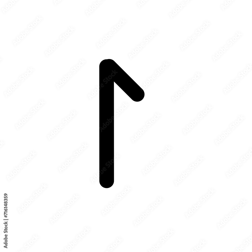Runes. Illustration on white background for design Runes. Illustration on white background for design