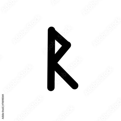 Runes. Illustration on white background for design photo