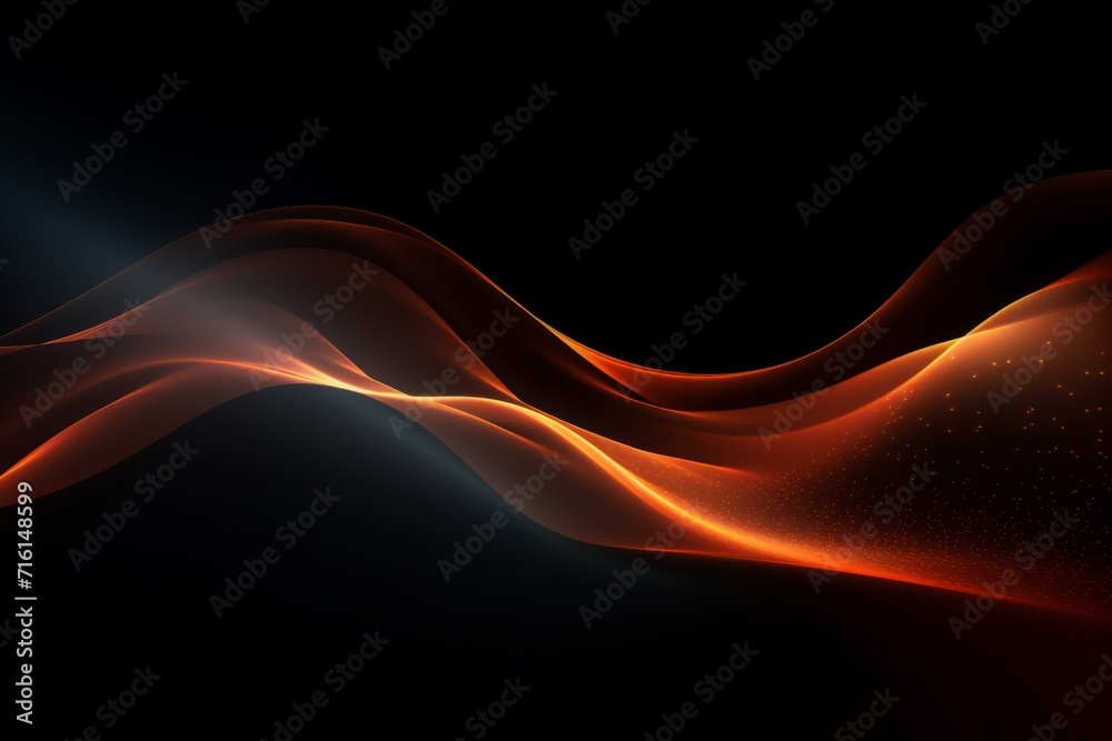 Obraz premium abstract background with waves of lights 