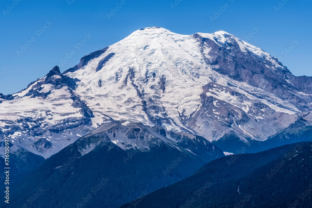 Mount Rainier Crystal Mountain Lookout Pierce County Washington