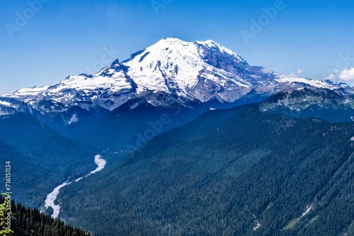 Mount Rainier White River Crystal Mountain Lookout Pierce County Washington