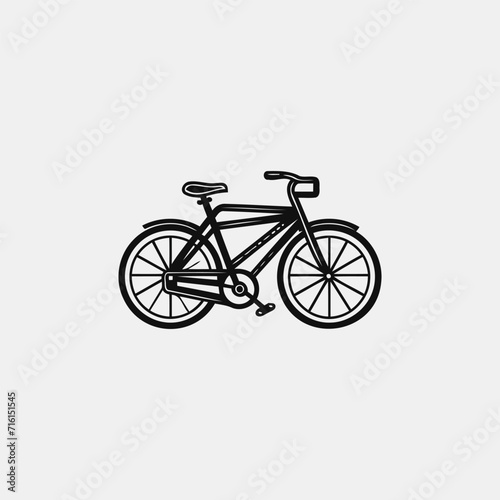 Bicycle logo design vector illustration