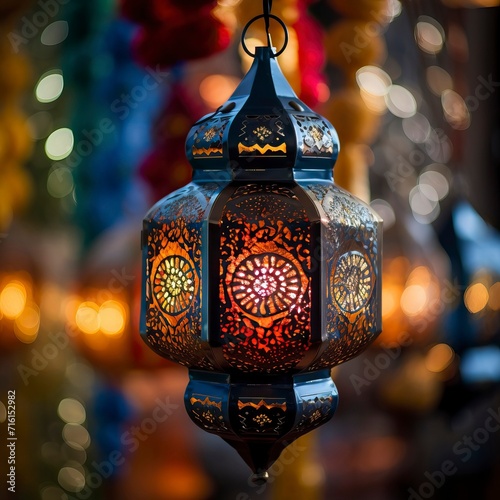 Bokeh Lights Behind the Intricate Pattern, Graphic Resources
