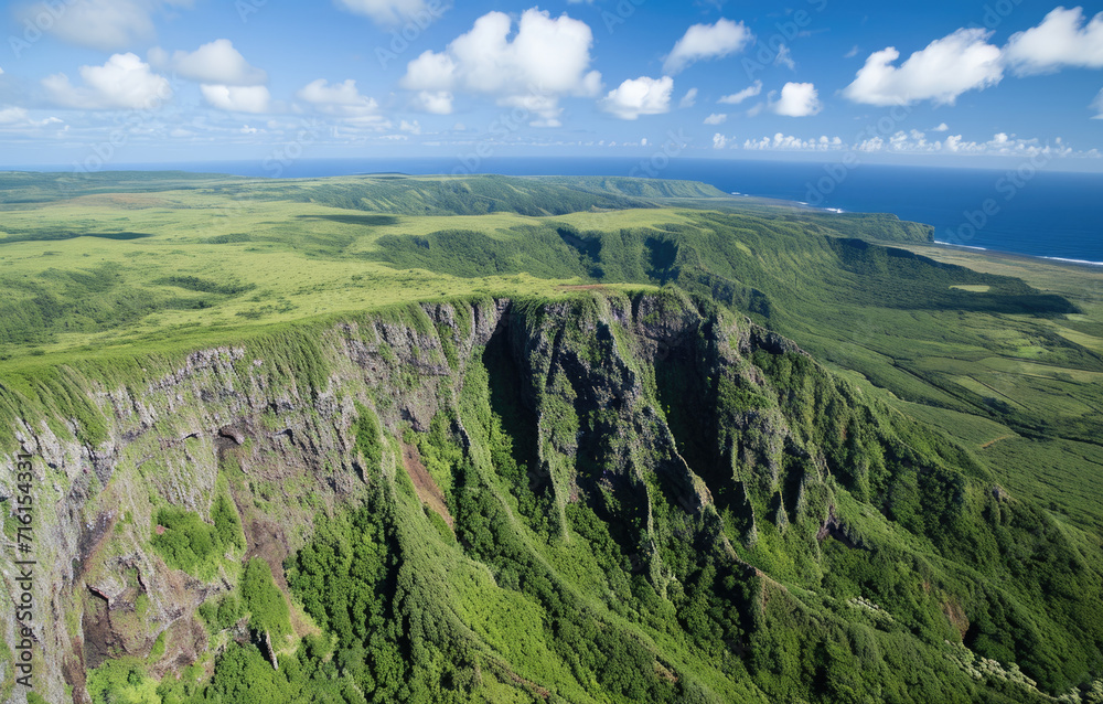 Naklejka premium aerial view background