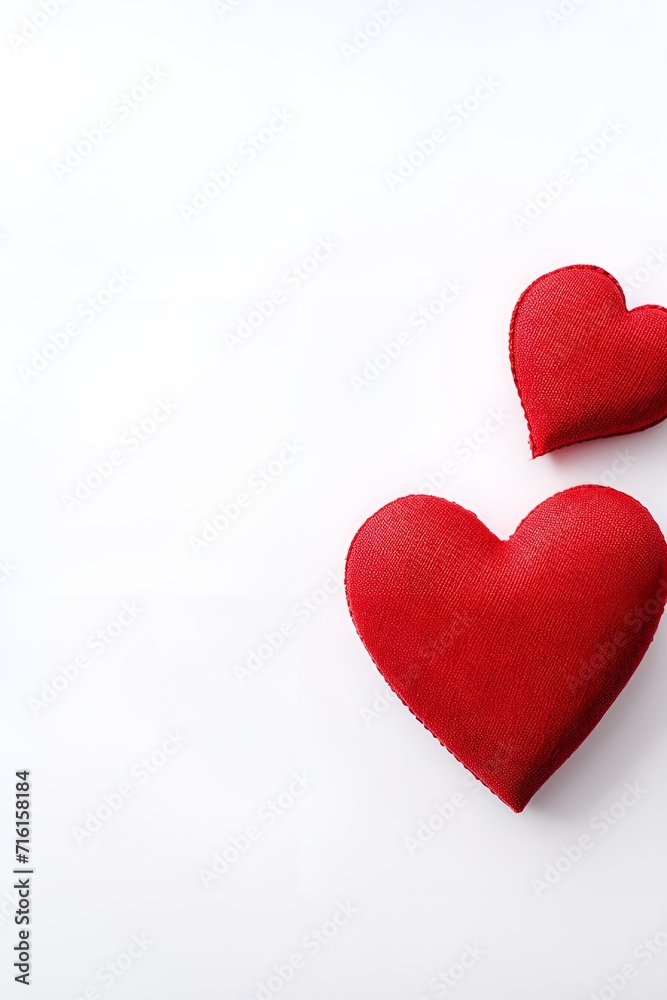 Love, Heart on Plain Background with Empty Space , love, heart, plain background, empty space