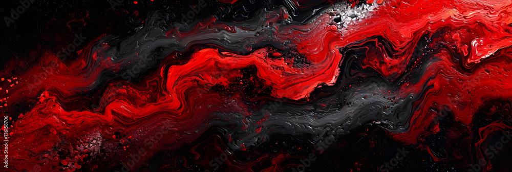 Red and black abstract texture