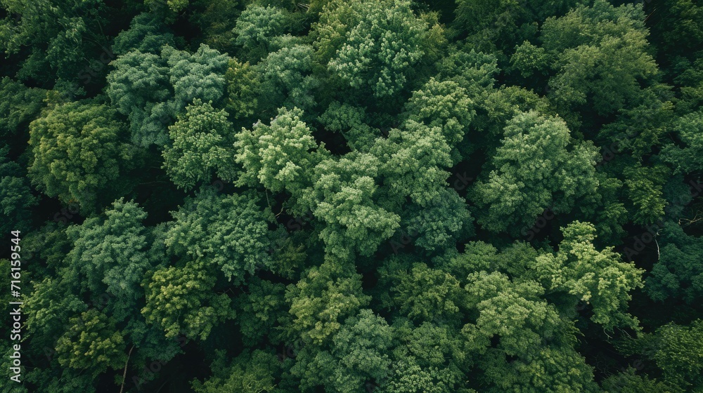 aerial view background forest of trees