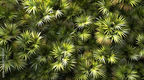 aerial view background palm trees