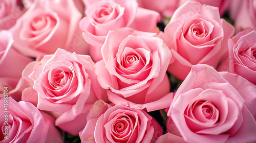 pink roses background © Shahista