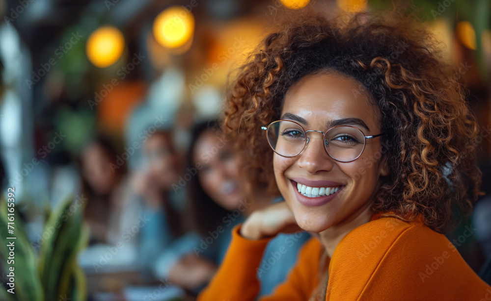 A joyful African American teenager smiling outdoors in a park during summer, radiating happiness and youthful beauty A joyful African American teenager smiling outdoors in a park during summer, radiating happiness and youthful beauty