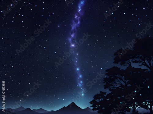 stars-speckle-the-beautiful-night-sky-dark-tones-dominating-the-backdrop-wallpaper-design-minimal