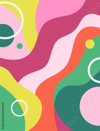 banner frame background .Colorful poster background vector illustration. art print for beauty, fashion and natural products, wellness, wedding and event.