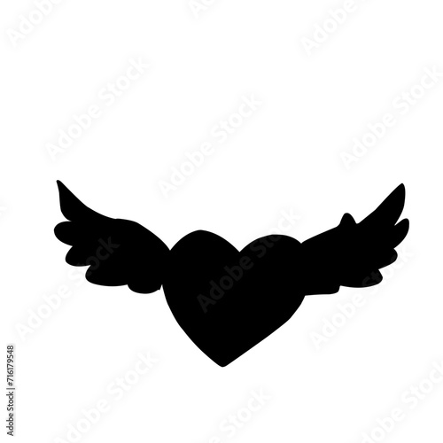 flying heart