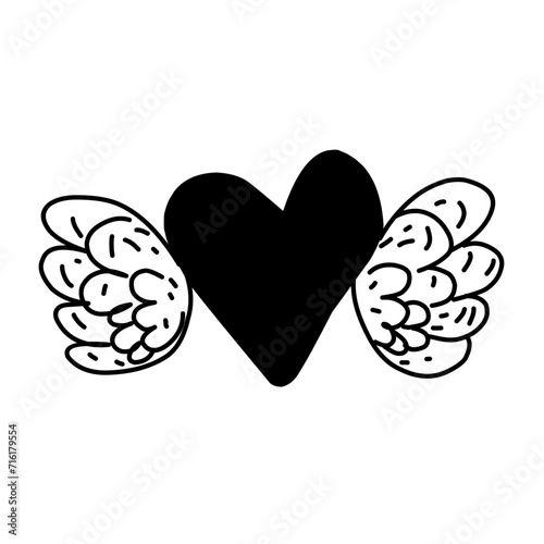 flying heart photo