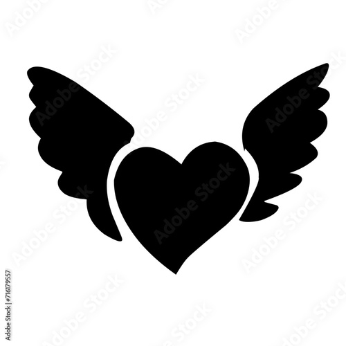 flying heart