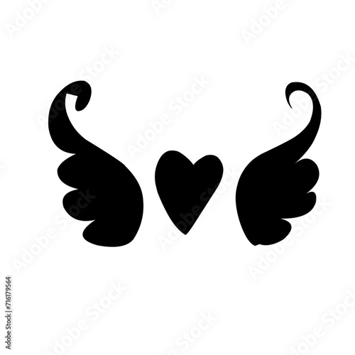 flying heart