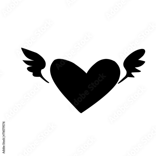 flying heart