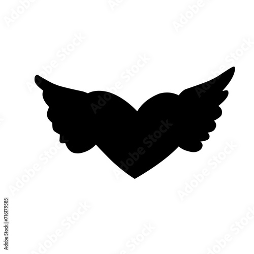 flying heart