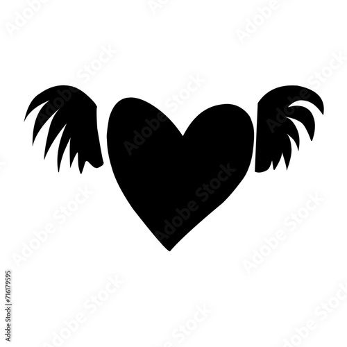 flying heart