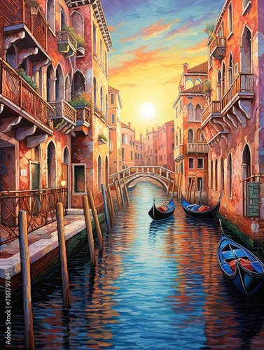 Romantic Venetian Canals: Sand Meets Canal on the Spectacular Shore