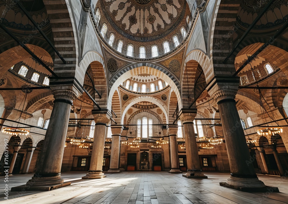 Beautiful photos of the mosque's magnificent interiors