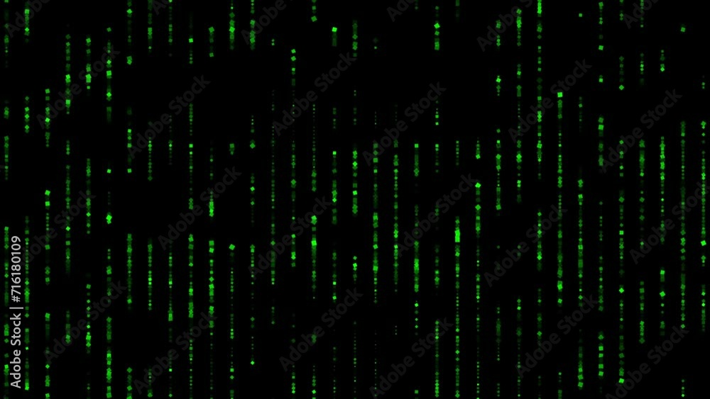 Matrix background. Green technology abstract computer code. Big data, hacking background.
