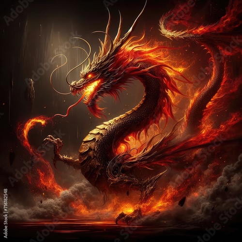 Chinese New Year Splendor: Grand Celebration of the Dragon Zodiac