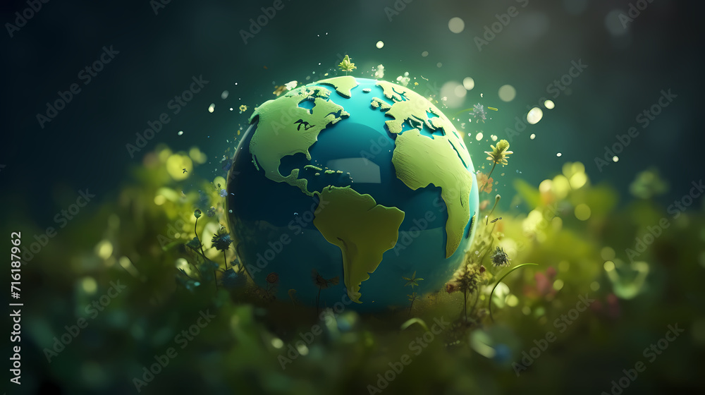 World environment day concept ecology protection environment, environmental protection background