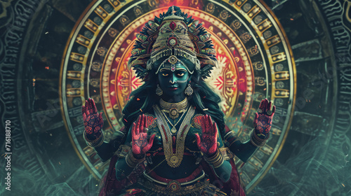 Goddess Kali creative concept