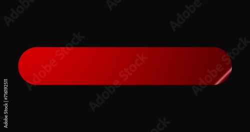 4K modern animation lower third in Alpha Channel. Modern design lower third in red colors shades lower third animation in Alpha Channel. Lower Third for a title, TV news, and news channels. 